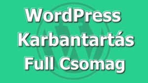 WordPress karbantartás - Full csomag